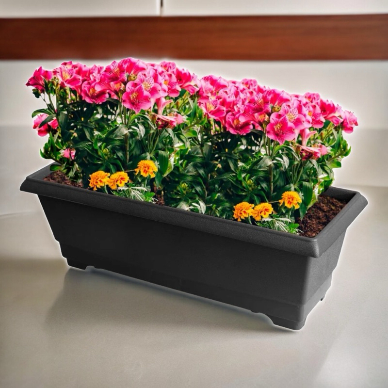 Vaso Jardineira Floreira Plantio De Flores Jardim Horta 60cm