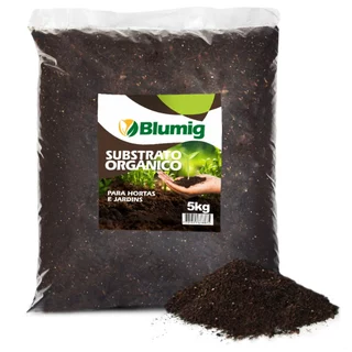5 Kg Substrato Orgânico Terra Preta - Blumig Substratos