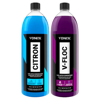 Citron Vonixx Shampoo Desengraxante + Shampoo V-floc 1,5l