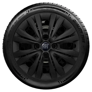 Calota Preta Fiat Palio Siena Fire Aro 14 245