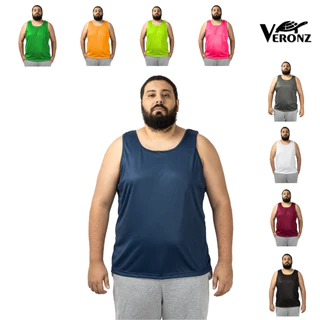 Kit 3 Camiseta Regata Masculina Plus Size Lisa Premium G1 G2 G3 Conforto