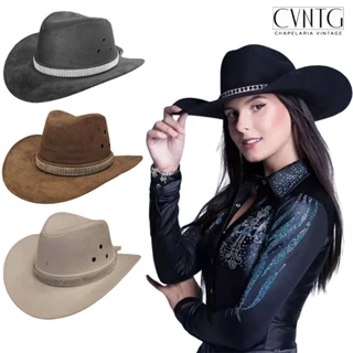 Chapéu Modelo Ana Castela com Strass Versão Texas Várias Cores