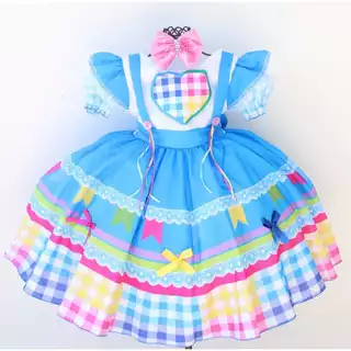 Vestido Festa Junina Infantil Quadrilha São João Julina