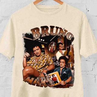 Camiseta Unissex Algodão Bruno Mars Vintage 90's