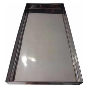 Bandejas Em Inox Para Estufas De Salgados 21x42x02cm