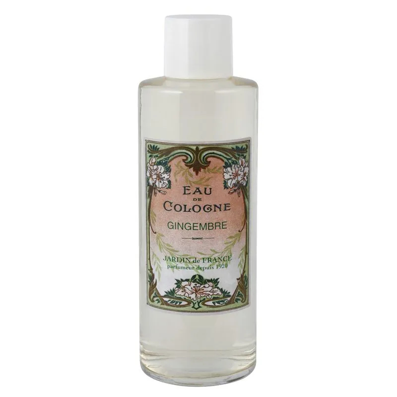 Flacon Vide 95 Ml Jardin De France - Eau De Cologne Femme - Verre - Made In France