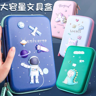 HOMEDECOR Estojo De Material Escolar Para Crianças Lápis O Universo De Desenhos Animados Em 3D Bonito Estudantes Da Escola Unicórnio De Grande Capacidade