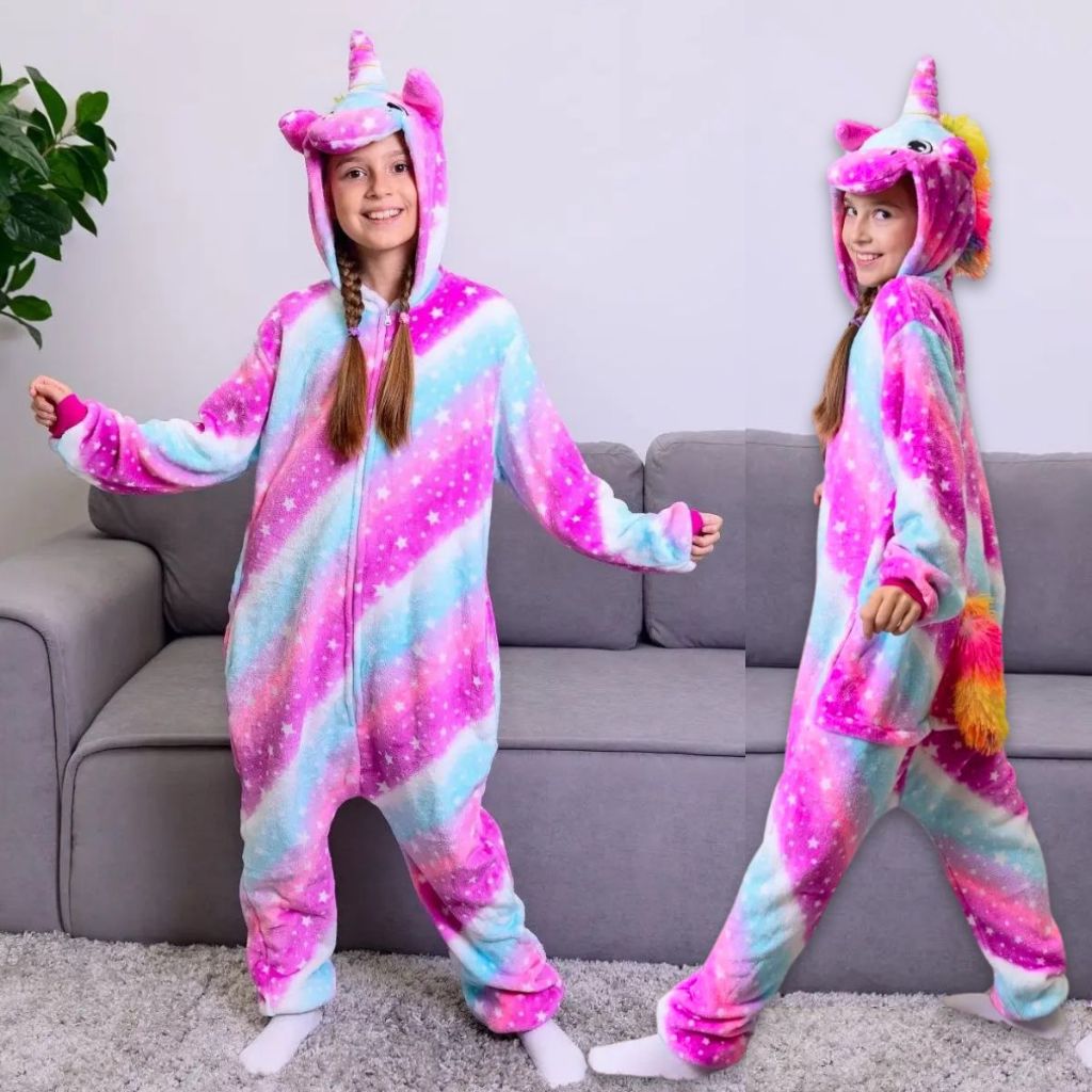 Pijama Macacão Infantil Menino Menina Peluciado Por Dentro E Fora