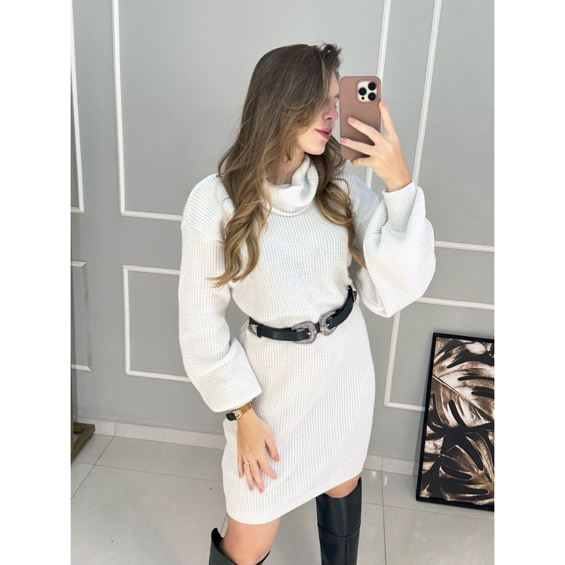 Vestido Manga Longa Off White na Black Friday 2025 | BuscaProdutos