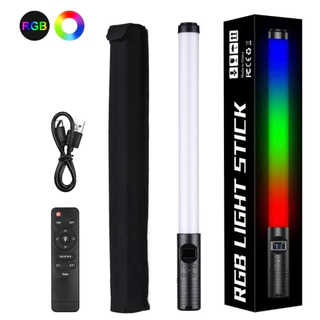 Bastão De Led Iluminação Luz Rgb E Branco Preenchimento Foto