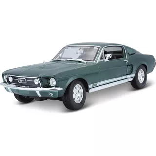 MINIATURA CARRO FORD MUSTANG GTA FASTBACK 1967 1/18 MAISTO
