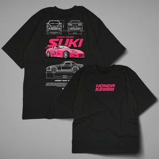 Camiseta Streetwear HONDA S2000 VELOZES E FURIOSOS SUKI 100% algodão unissex