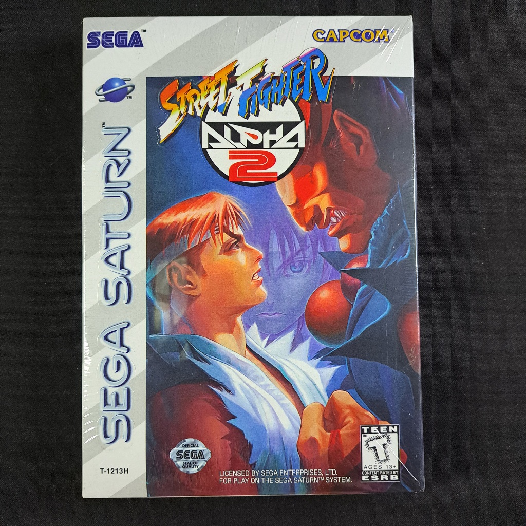 Street Fighter Alpha 2 Prensado Sega Saturn. CD mídia prata. Com