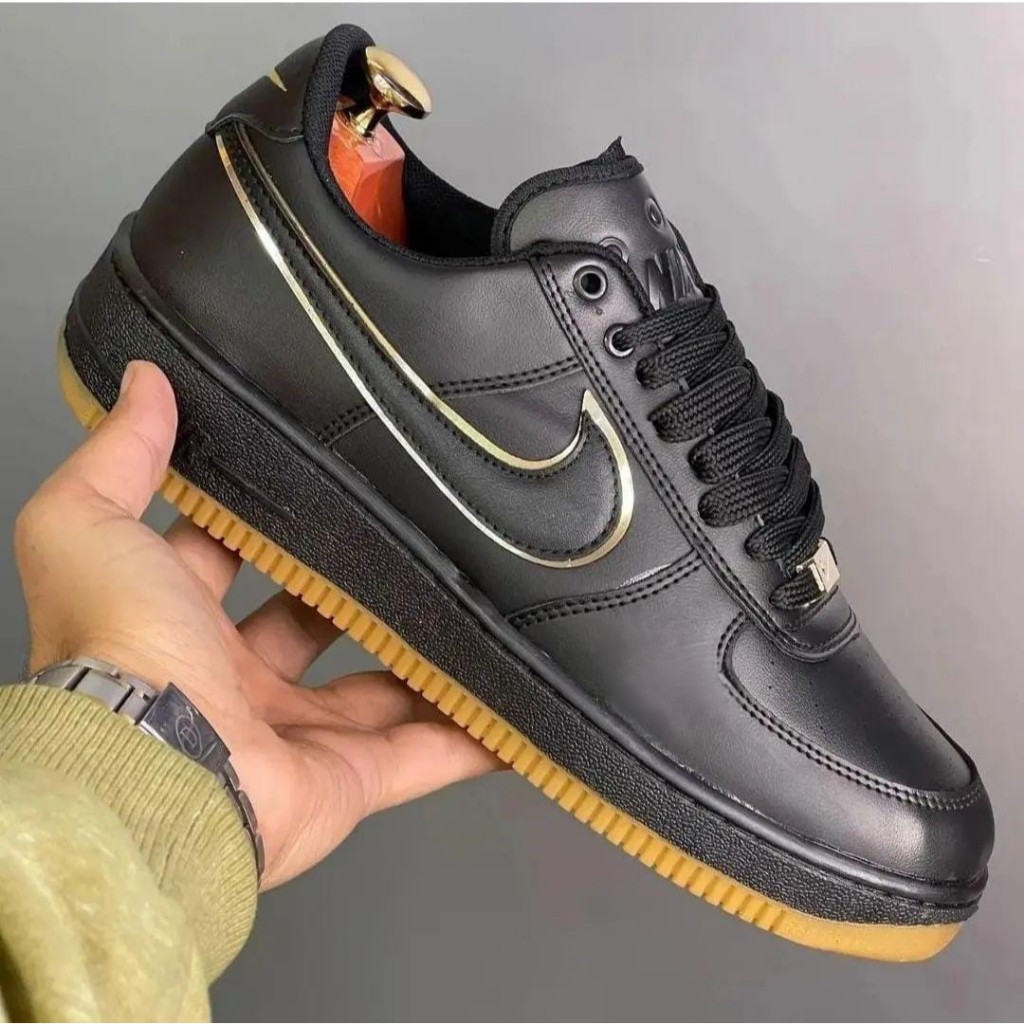 Tênis Masculino Preto Af1 Unissex Dia a Dia Promoção Pronta Entrega