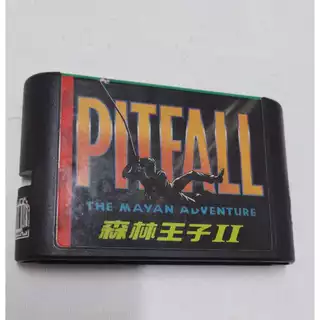 Fita De Mega Drive - Jogo Pitfall - The Mayan Adventure ( 717 )