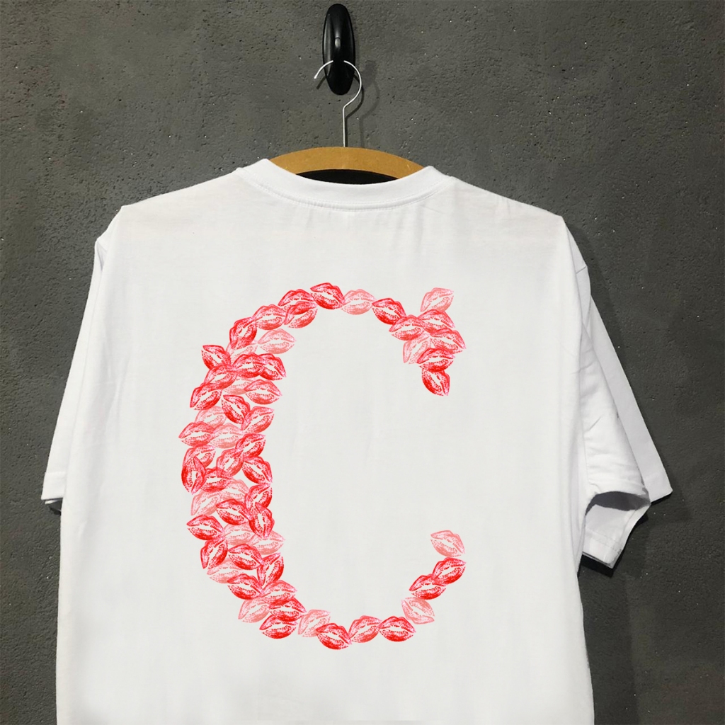 Camiseta de beijos para meu namorado personalizada casal Camiseta - Main Image