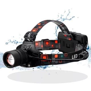 BM-810 Lanterna de Cabeça Potente P50 Profissional Tática com Zoom Camping Pesca B-Max