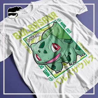 Camiseta Bulbassauro Pokemon Unissex Camisa Anime