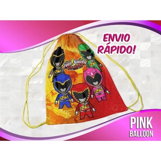 MOCHILINHA POWER RANGERS (ENVIO RÁPIDO) - SACOLINHA LEMBRANCINHA