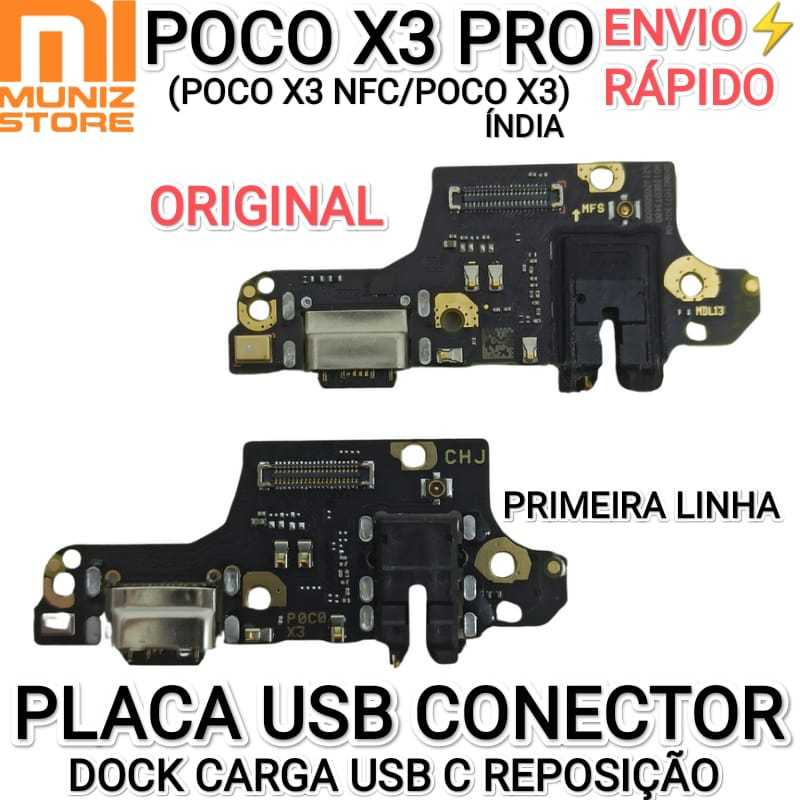 Conector De Carga Y Display Para Poco X3 / X3 NFC / X3 PRO – Repuesto Con Cable, Fácil De Instalar, Garantía De 3 Meses
