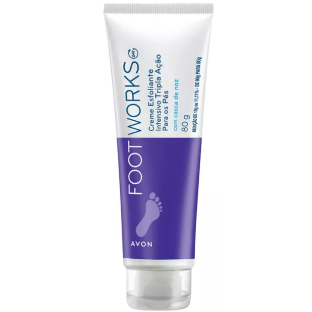Creme Esfoliante Intensivo Tripla Ação para os Pés Footworks Avon ...
