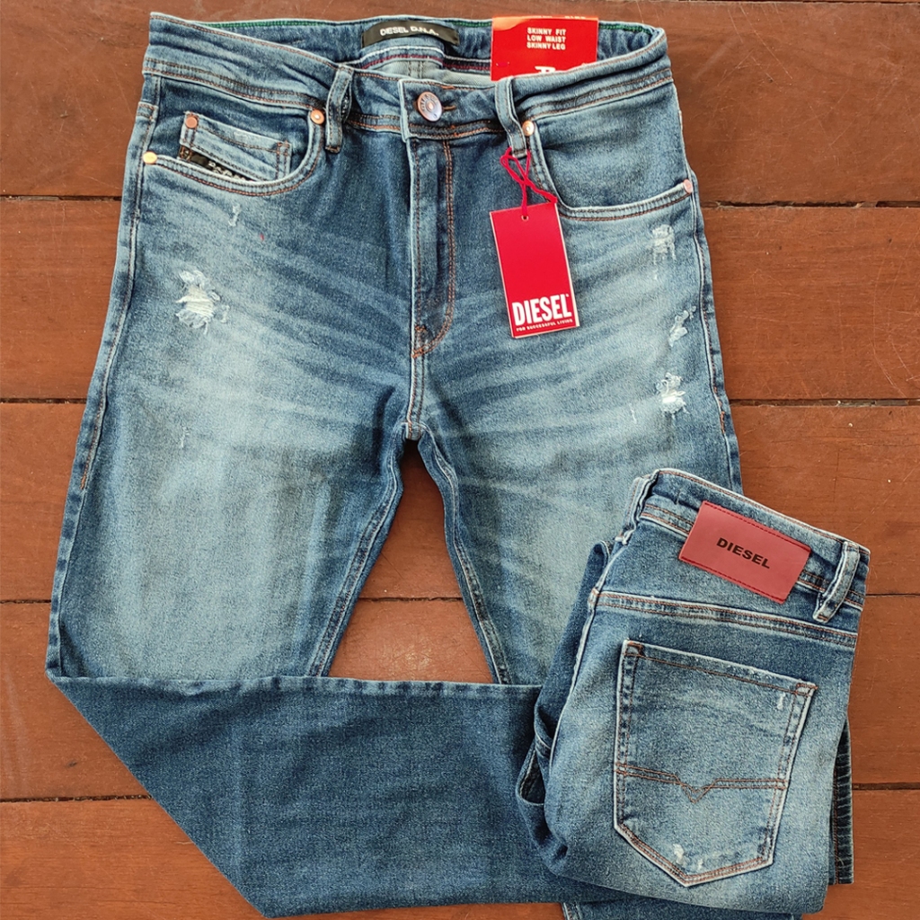 Calça Jeans Masculina Diesel Skinny Stretch 302620 | Shopee Brasil