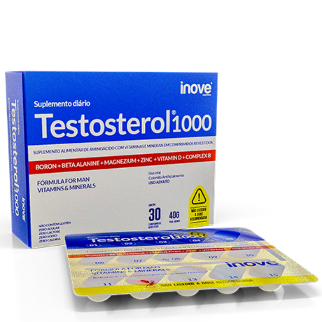 Testosterol 1000 Inove Nutrition 30 Comprimidos | Shopee Brasil
