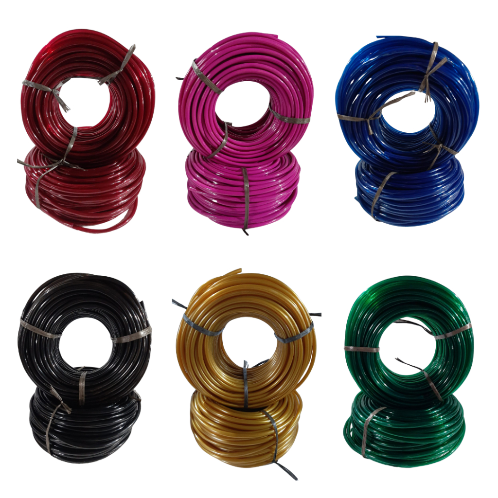 Fio Plástico Cordão Pvc Cordinha Espaguete Macarrão Enrolar Cadeira 1 ...