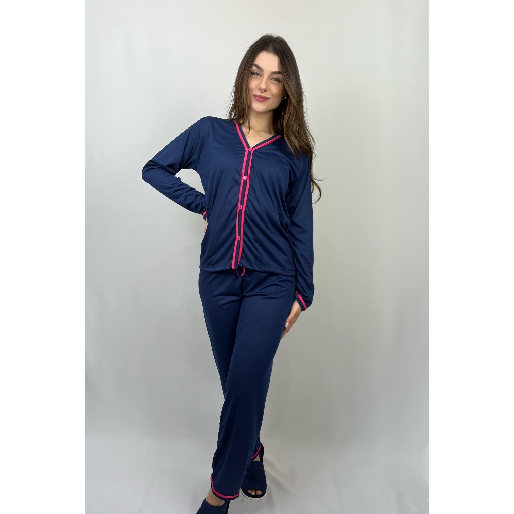 Pijama Inverno Longo Blogueira Manga Longa PROMOÇÃO