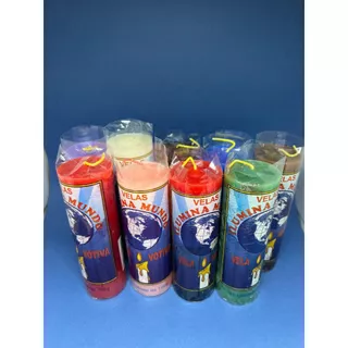 Kit com 20 Velas Votivas 190g Coloridas (Ilumina Mundo)