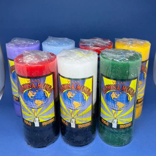 Kit com 12 velas votivas de 300g Coloridas (Ilumina Mundo)