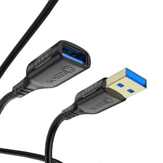 Kit 2 Cabos Extensor Extensão USB 3.0 3 Metros Macho/Fêmea