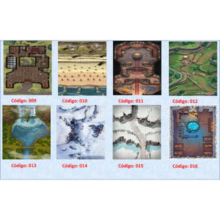 Mapa de batalhas - RPG - Role playing game - Placa decorativa em MDF