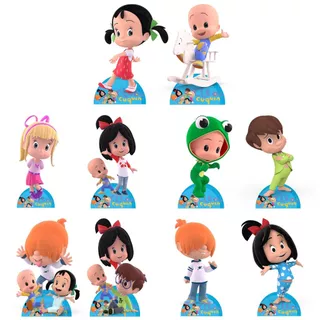 Cleo e Cuquin kit decoração de festa infantil 10 display de 20cm