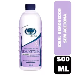 Removedor Esmaltes Sem Acetona Ideal 500ml