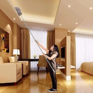 Espanador 280 Centímetros Ajustável Telescópica Dobra Duster/Casa Telhado Aranha Teia Teto Cama Mesa Cleaner/Escova De Limpeza De Poeira