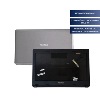 Carcaça da Tela Tampa e Moldura Cover H14ID08 Notebook Positivo Stilo XR3000 XR3008 XR3208 XR3500