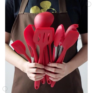 Kit de Utensílios de Cozinha Conjunto de Silicone Original - 10 peças Jogo Completo para Cozinha