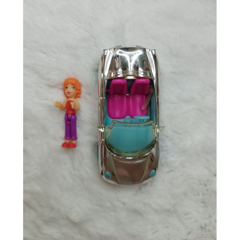 Mini Carrinho Polly Pocket - Carro MINIATURA com Mini Polly