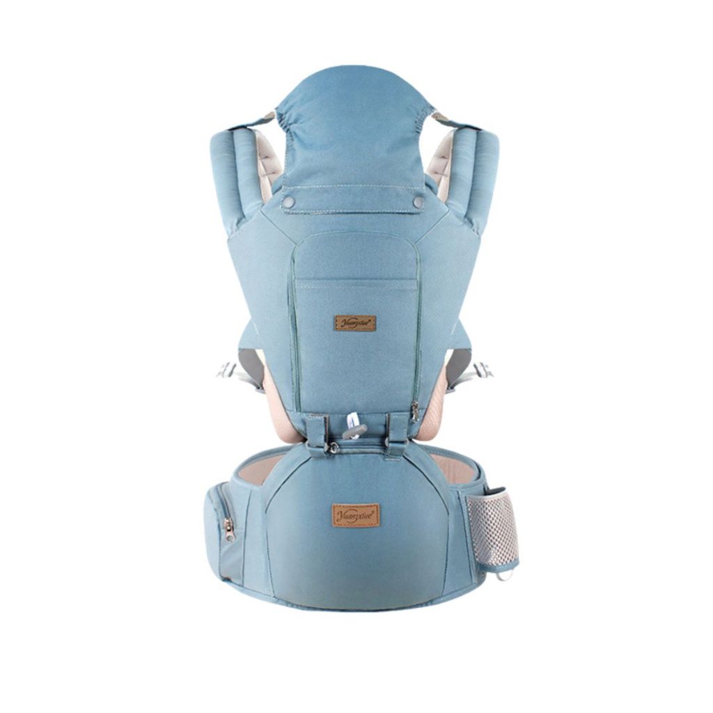Bolsa Canguru Ergonômico Bebê Mãe Premium 12 Posições 3 Em 1 Confortável