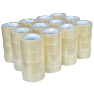 10 fitas adesivas de 100 Metros 48x100 Transparente
