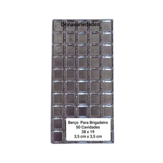 Placa Berço Para Brigadeiro Doces Gourmet - Com 50 Cavidades (50 Doces)