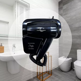 Secador De Cabelo Pontente 1200W Hotel Profissional Fixado Na Parede - Secador Banheiro De Hotel