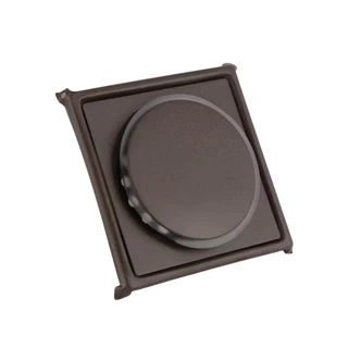 Ralo Click Inteligente Em Inox + Porta Ralo 10x10 cm Corten