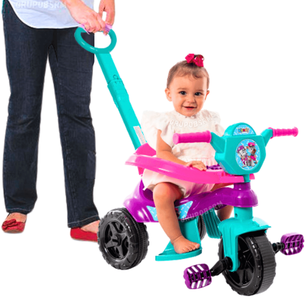 Kit Bicicleta Carrinho de passeio infantil andador bebe didatico