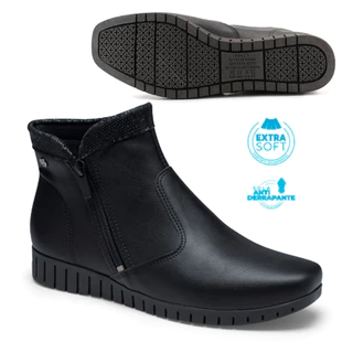 Bota Campesi Rasteira Coturno Curto Almeria Casual Feminina Ultra Conforto