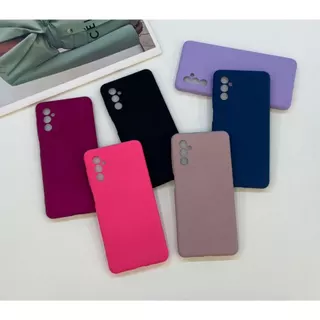 Kit Protetora Capa Capinha + Película 3D Samsung - M52 - Silicone Aveludado