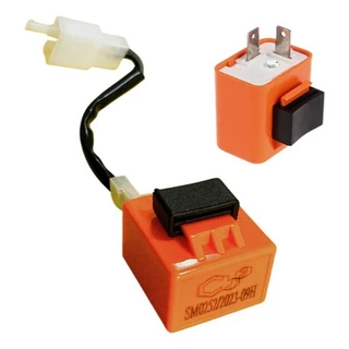 Rele Pisca Seta Led Moto 2 Pinos Universal Com Chicote