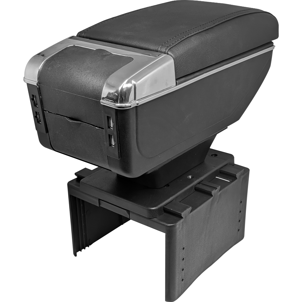 Console Apoio De Braço Universal Com Entrada Usb Porta Copo