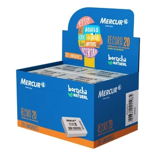 Record 20 Borracha Branca Tradicional 20 Unidades Mercur